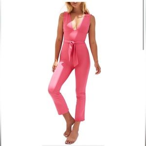 Free People Movement After Hours Jumpsuit Pink